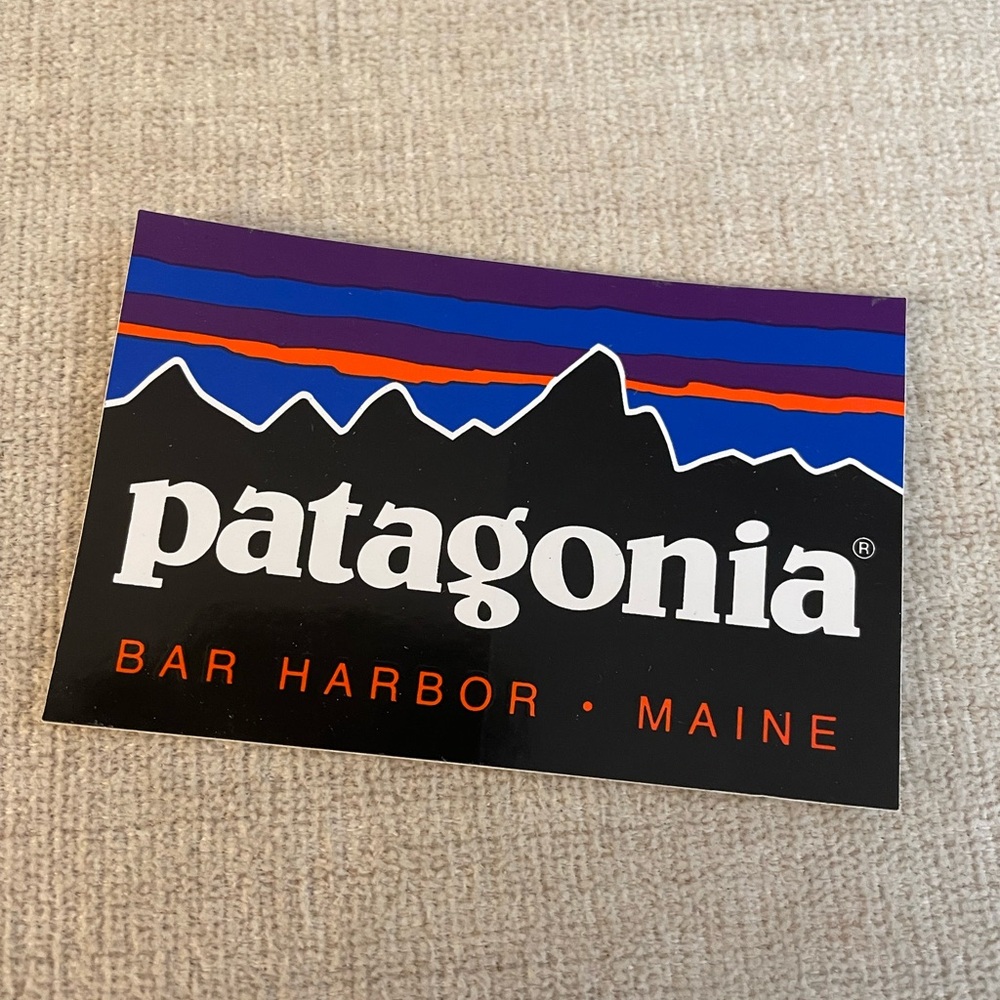 Bar Harbor Patagonia Decal Sticker
